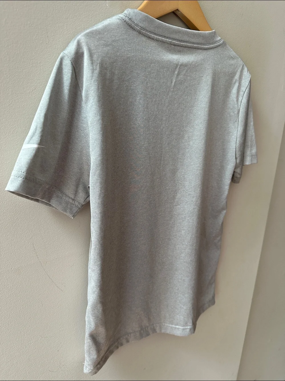 Nike Kids' Dri-FIT Gray Logo T-Shirt Size Small